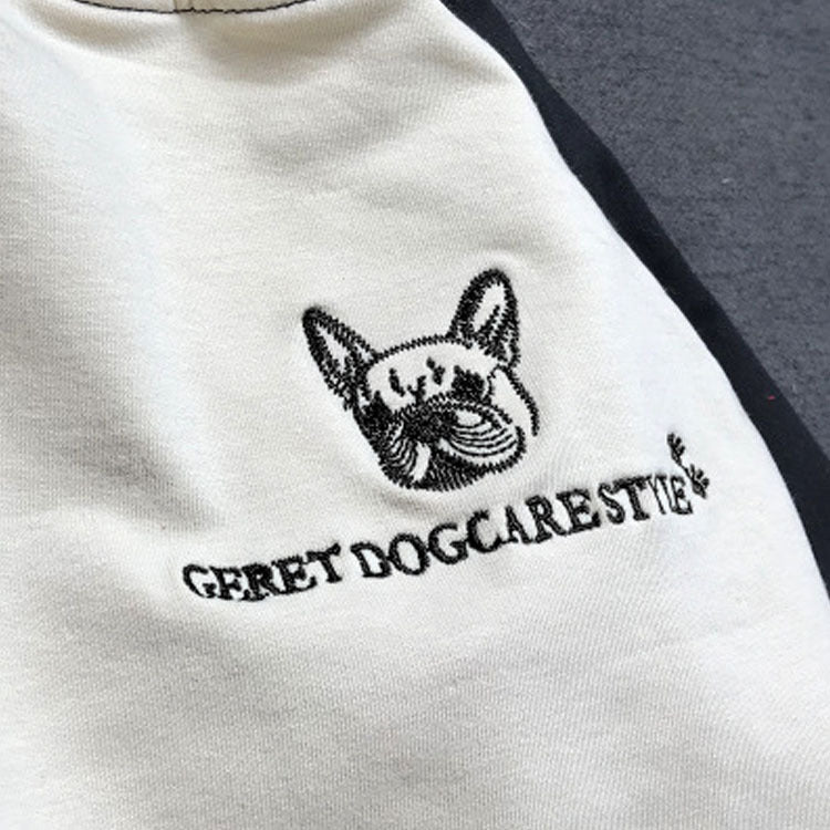 フレンチブルドッグ顔刺繍ドッグウェア