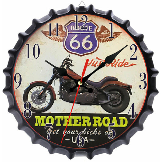 アンティーク風瓶の栓型掛け時計