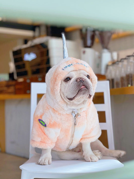 モコモコユニコーン犬用コート