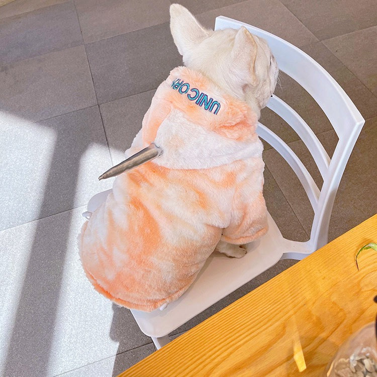 モコモコユニコーン犬用コート