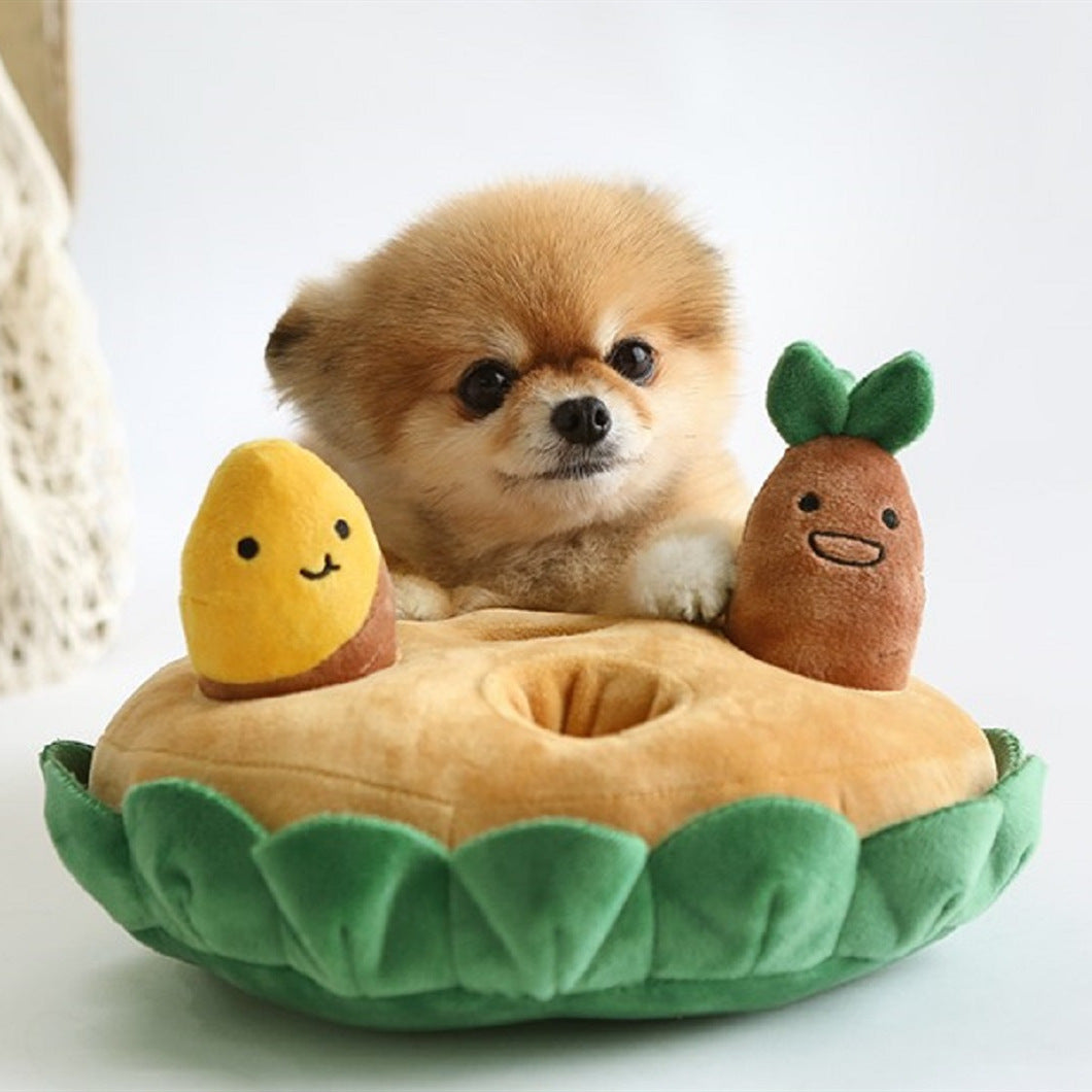 犬用さつまいも掘りおもちゃ